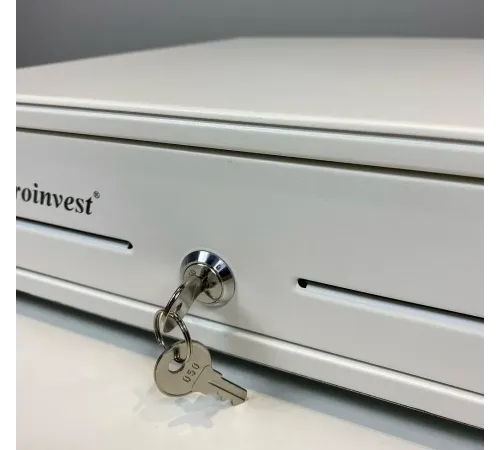Денежный ящик Microinvest LB-330T ручной (PUSH), белый 